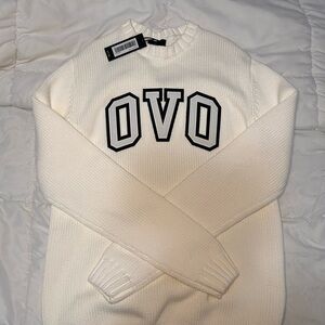 OVO Men's Cream Crewneck Sweater